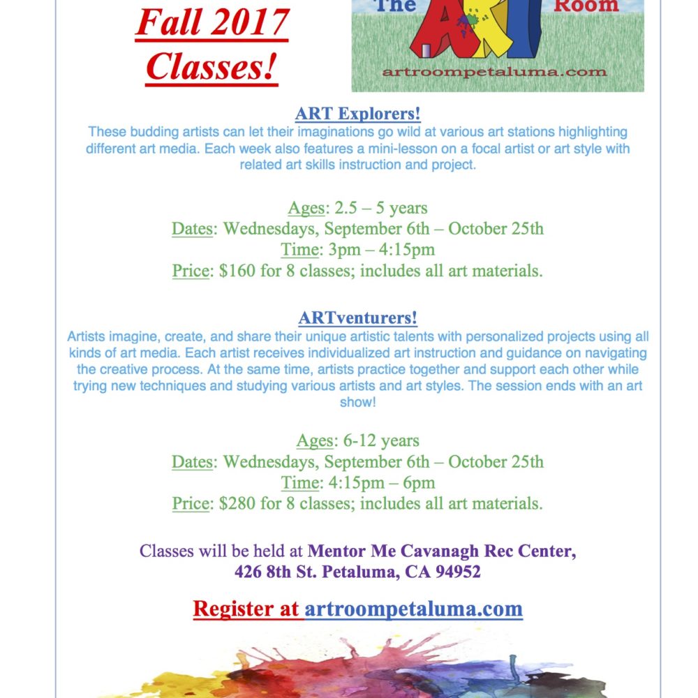 Check out our fall classes!